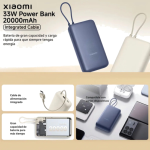 """Xiaomi 33W Power Bank 20000 MAh""