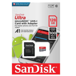 Memoria MicroSD SanDisk 128GB Clase 10