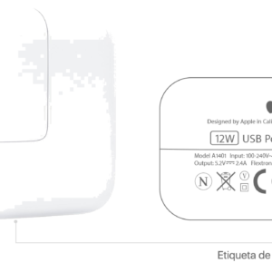 Cargador Apple Usb 12w USB CERTIFICADO