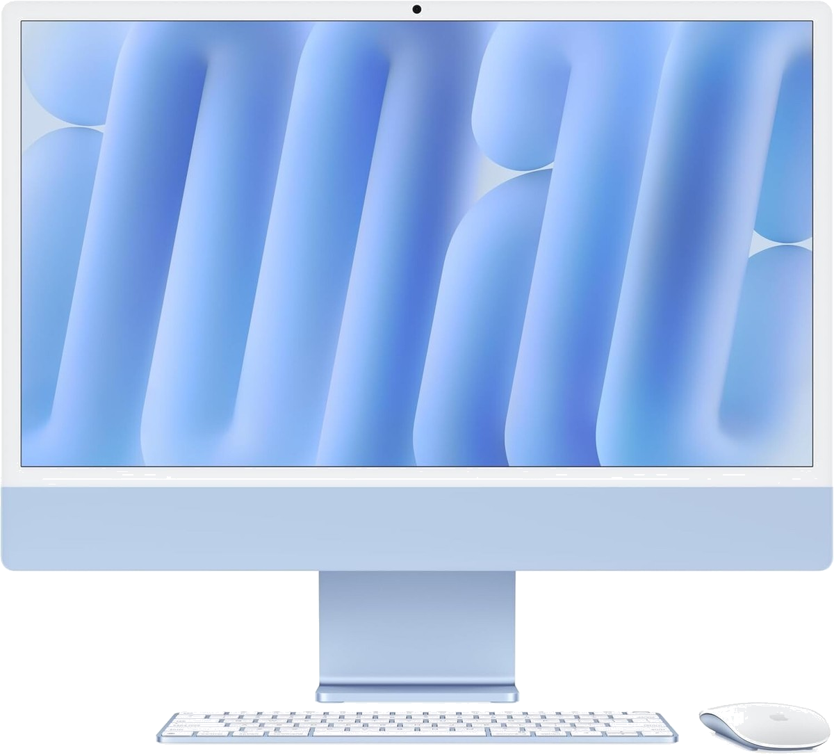 "Imac 24  with Retina 4.5K display M4 10C CPU/10 GPU/16GB 512GB MWV33LL/A BLUE  
