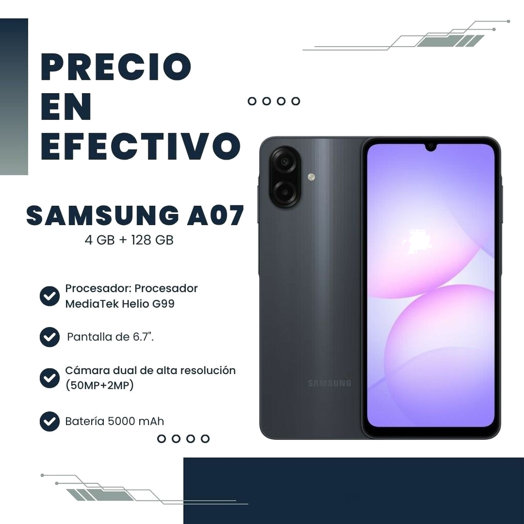 A07 4GB 128GB CON CARGADOR